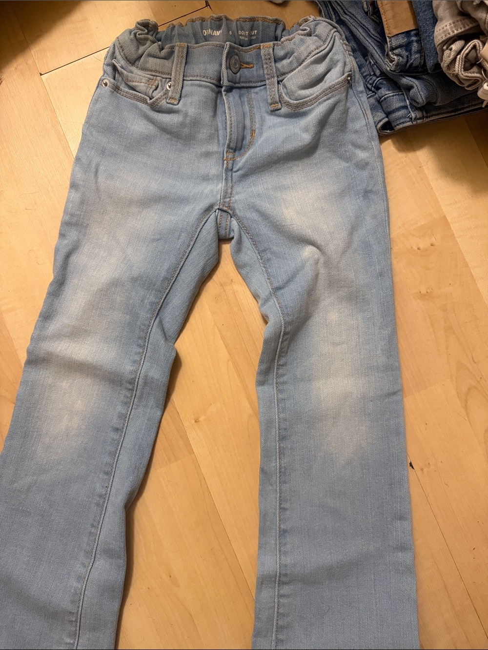 Old Navy Light Blue Kids Boot Cut Jeans